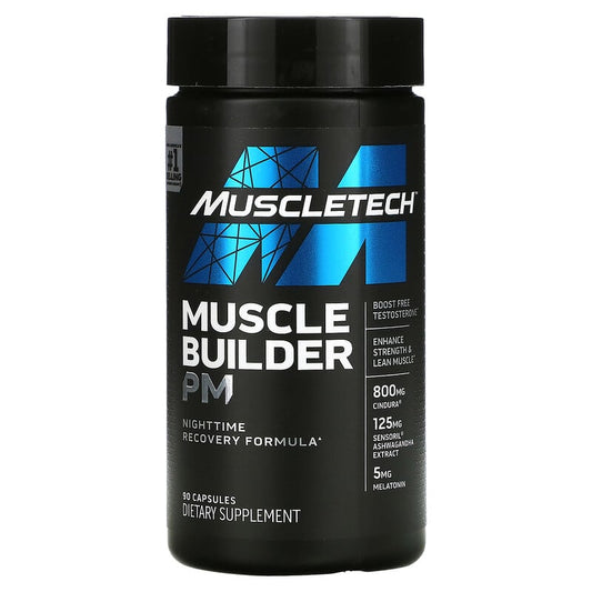 Muscle Builder PM, Nighttime Recovery Formula