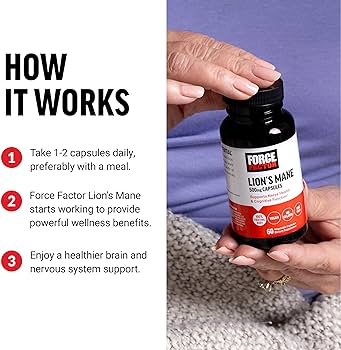 Lion's Mane, 500 mg , 60 Vegetable Capsules