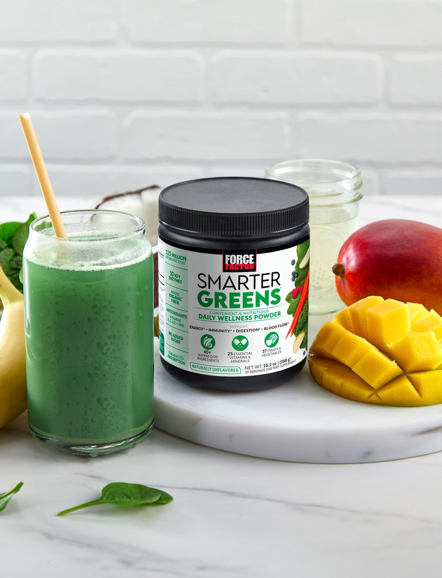 Force Factor Smarter Greens Daily Wellness Powder