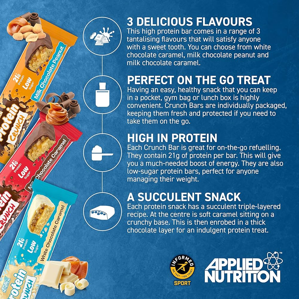 APPLIED NUTRITION PROTEIN CRUNCH BAR