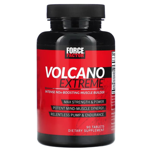Volcano Extreme, Intense NOx-Boosting Muscle Builder, 90 Tablets
