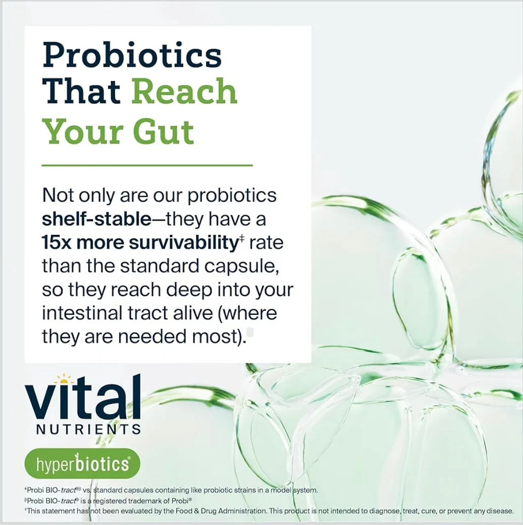 Hyperbiotics Vital Nutrients Pro-15 Prebiotics and Probiotics | 15 Science Backed Strains |