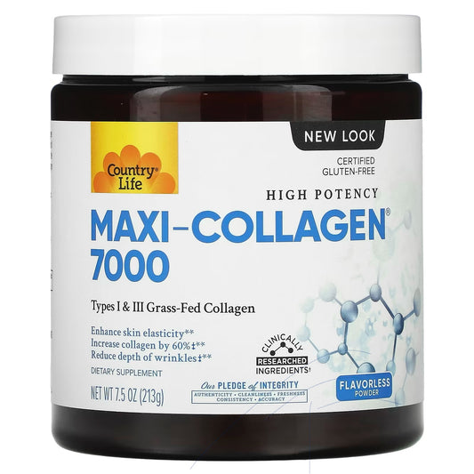 High Potency Maxi-Collagen 7000, Flavorless Powder