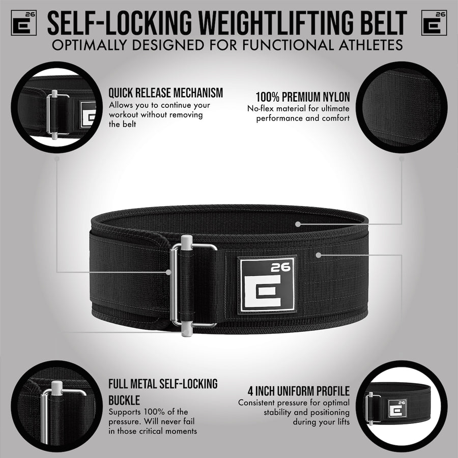 Element 26 Self Locking Weightlifting Belt