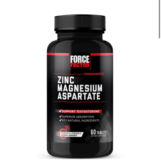 Force Factor Zinc Magnesium Aspartate - 60 Tablets