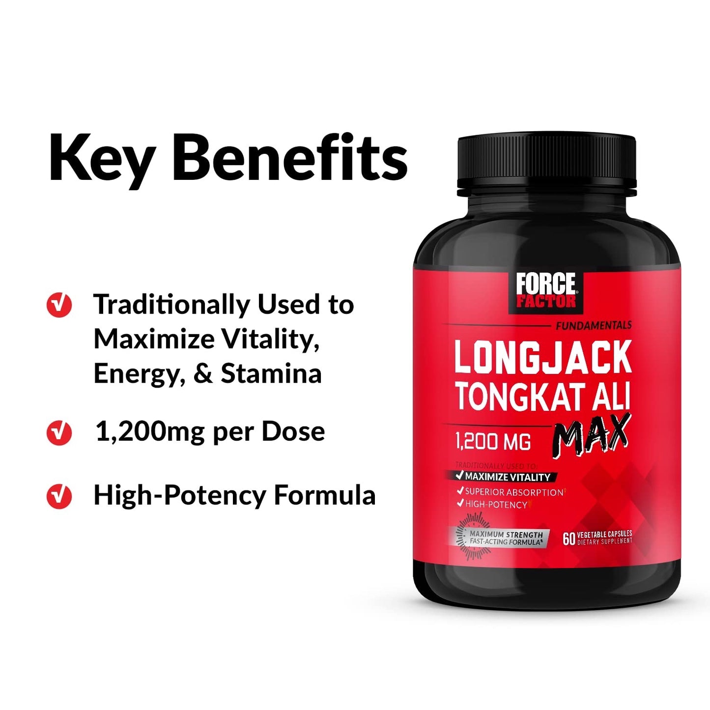 Force Factor Tongkatali Longjack Max