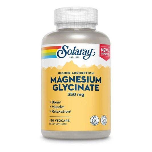 Solaray, Higher Absorption Magnesium Glycinate, 350mg