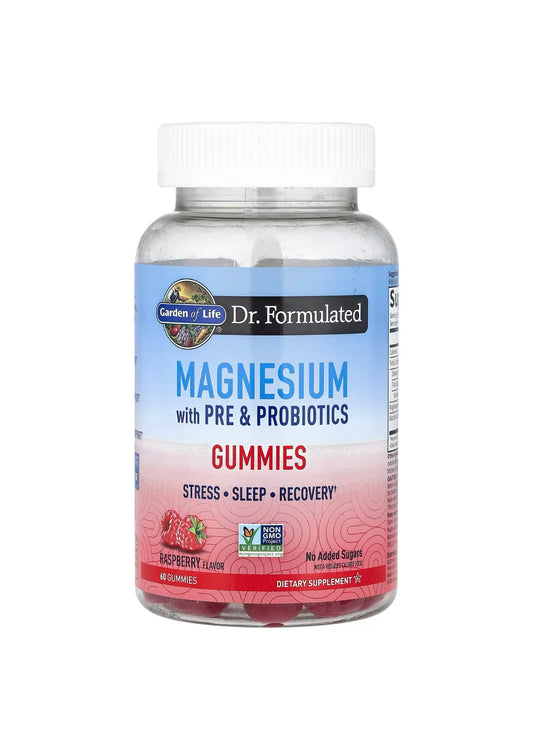 Garden of Life, Magnesium with Pre & Probiotics Gummies