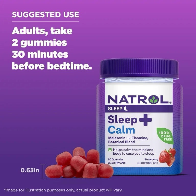 Natrol, Sleep+™ Calm, Strawberry