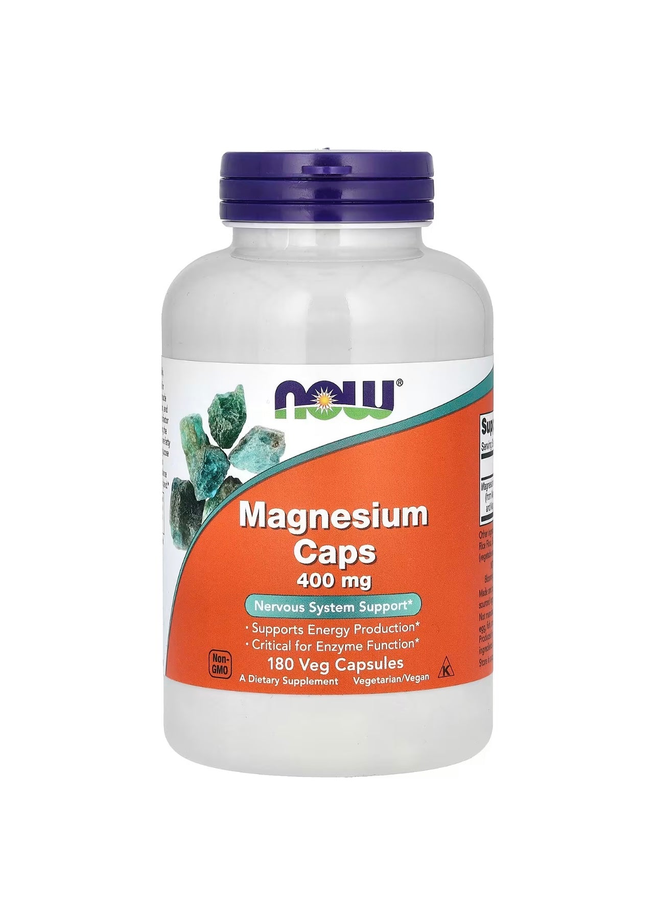 NOW Foods, Magnesium Caps, 400 mg