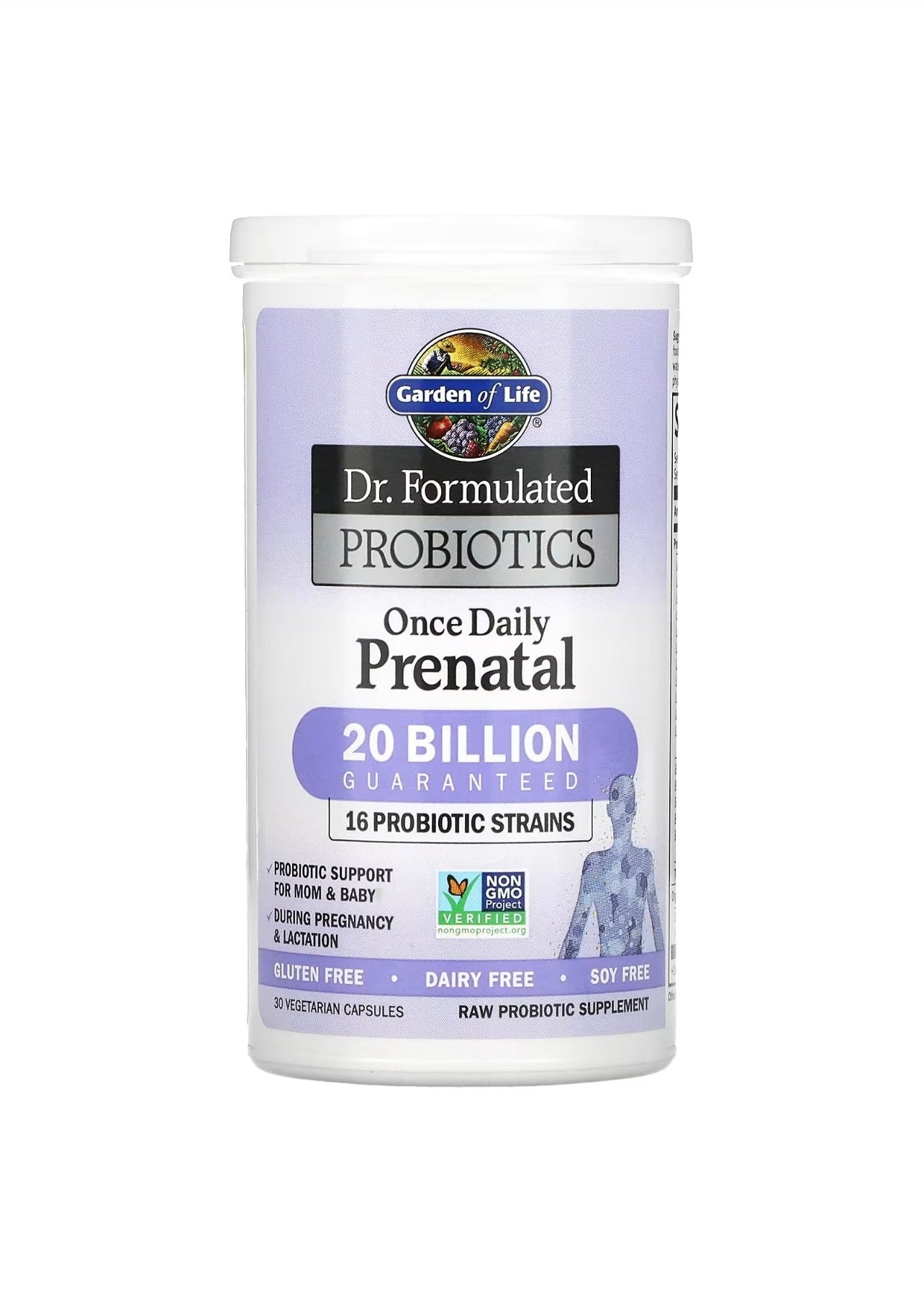 Garden of Life, Dr. Formulated Probiotics, Once Daily Prenatal