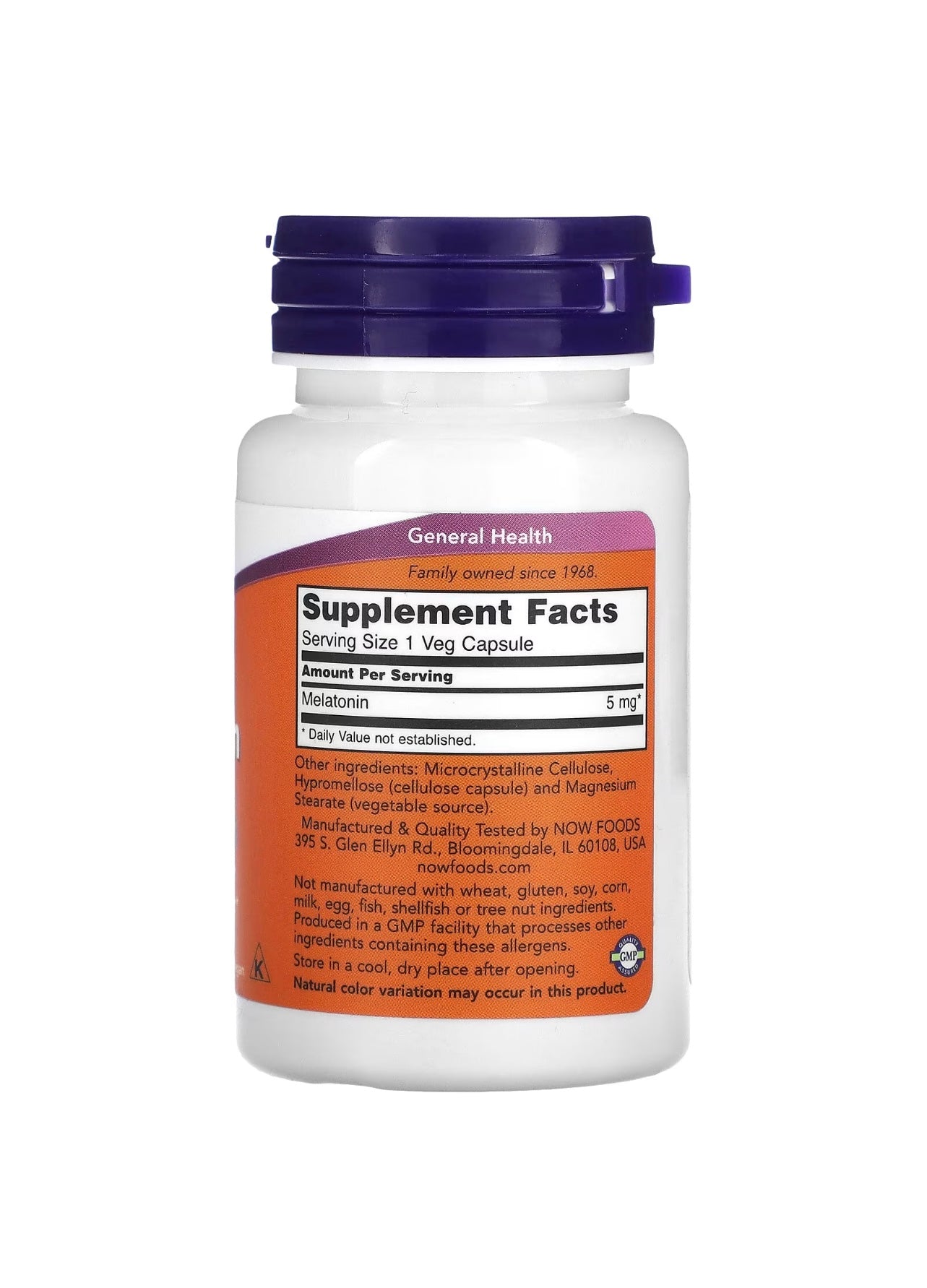 Now foods Melatonin Veg Capsules
