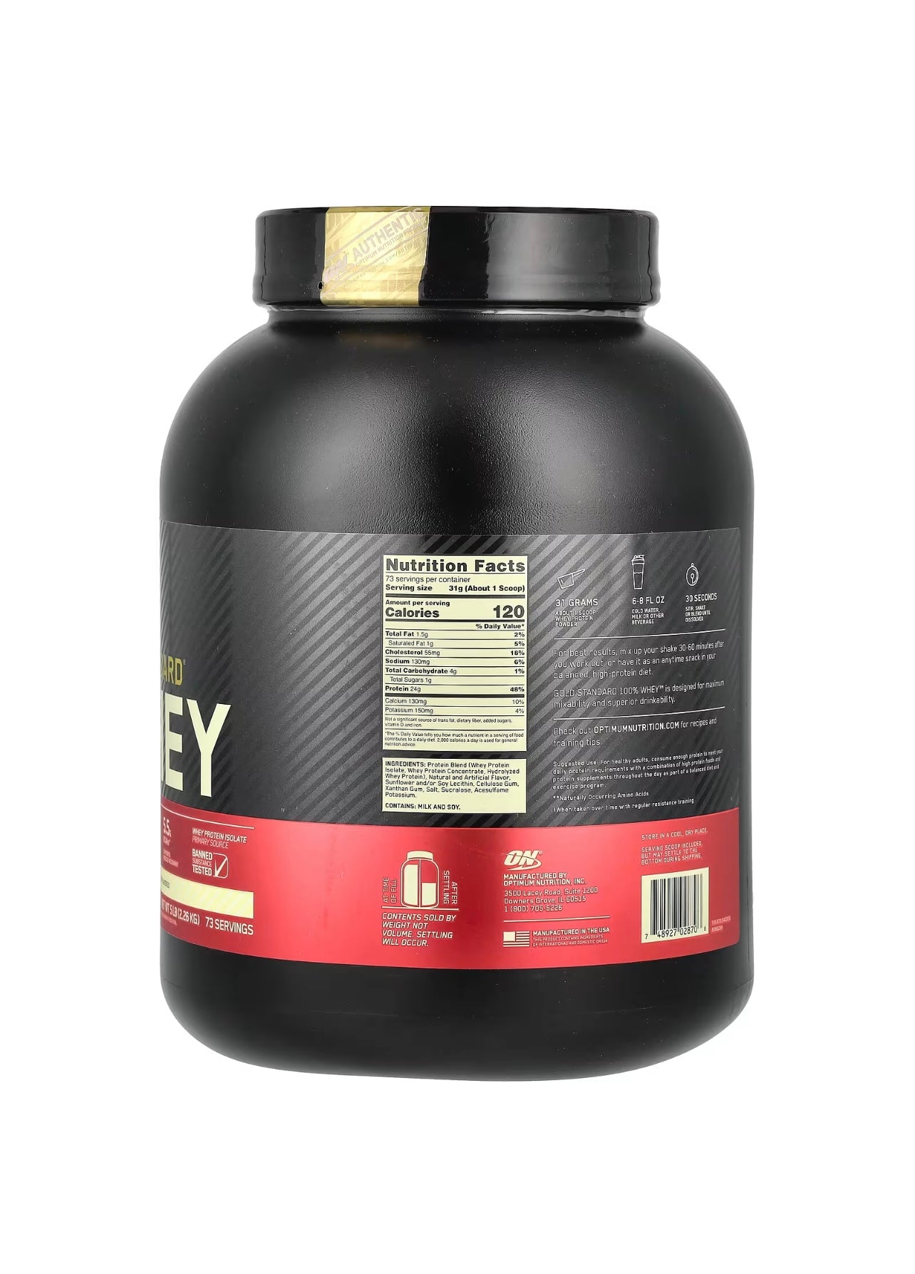 Optimum Nutrition Gold Standard 100% Whey