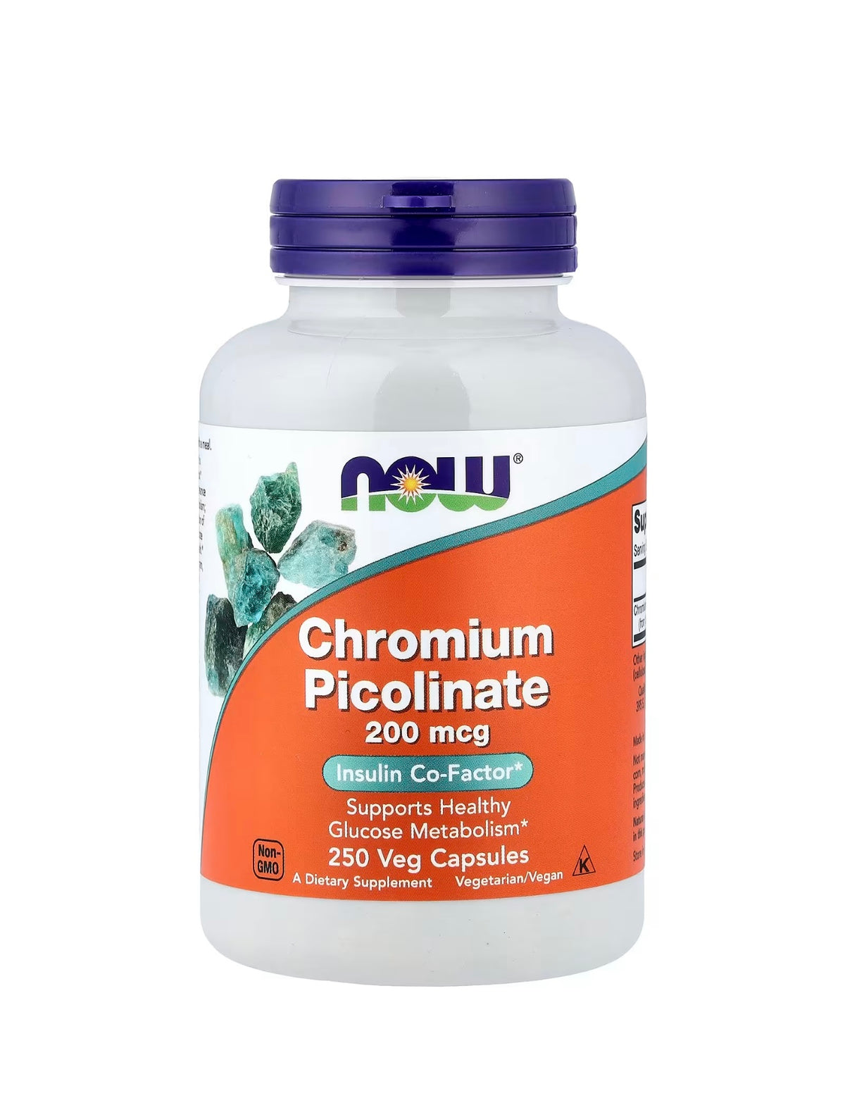 Chromium Picolinate, 200 mcg, 250 Veg Capsules