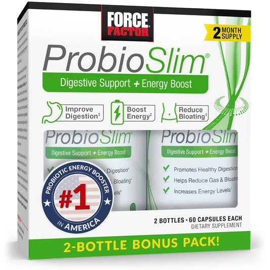 force factor probioslim digestive support + weight management twin pack