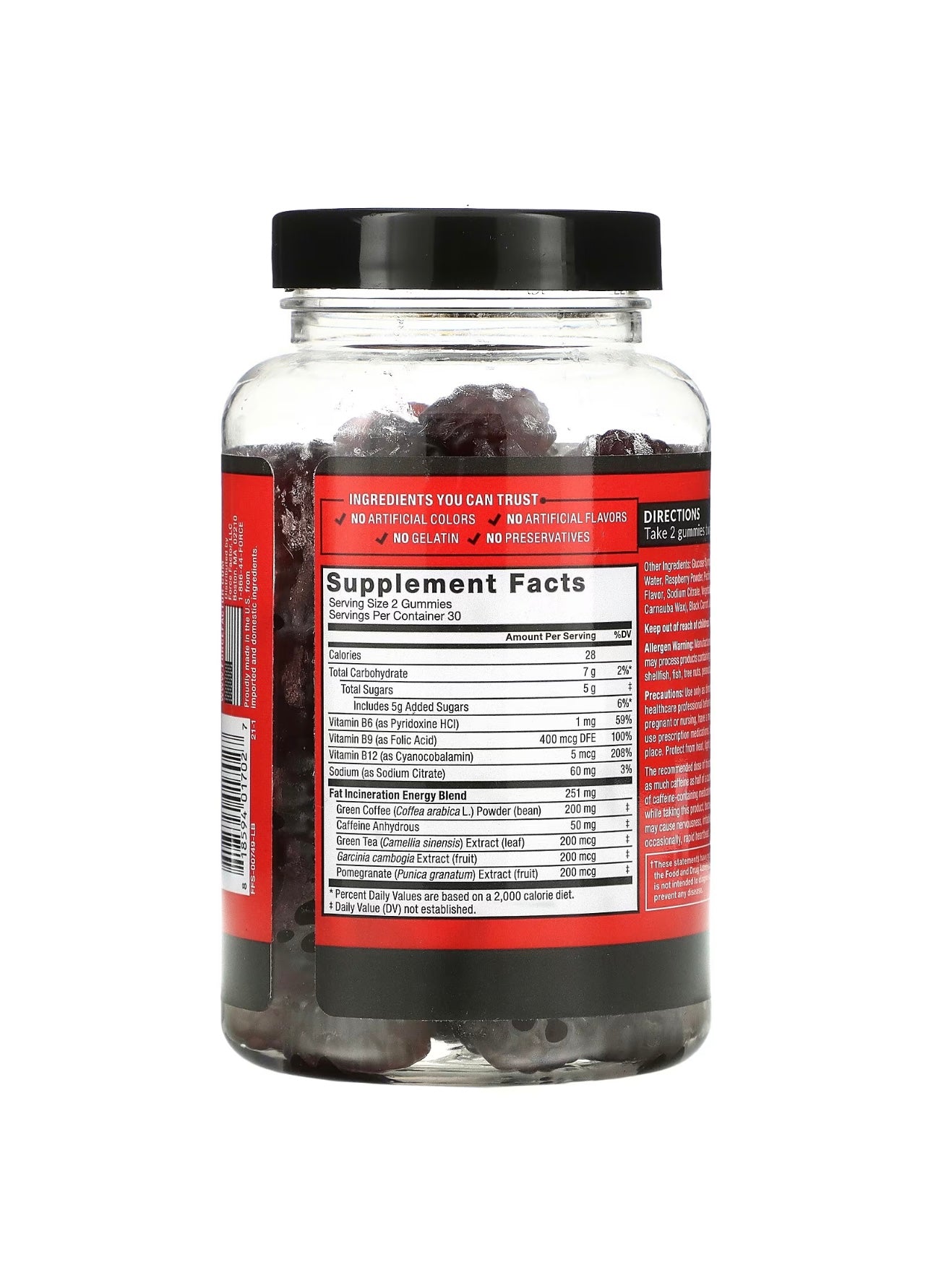Force Factor Leanfire Thermo Fat Burner Gummies