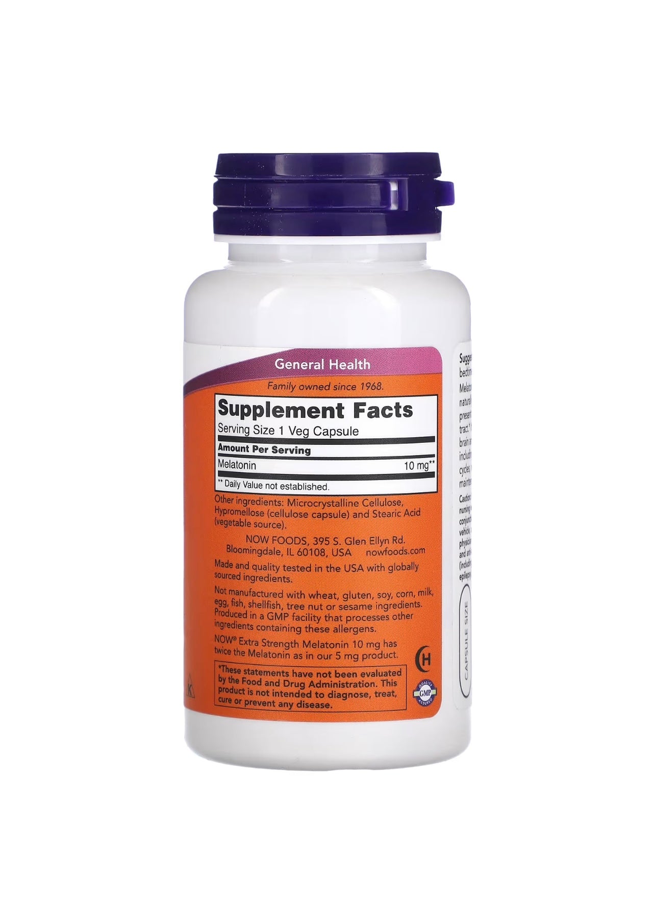 Now foods Melatonin Veg Capsules