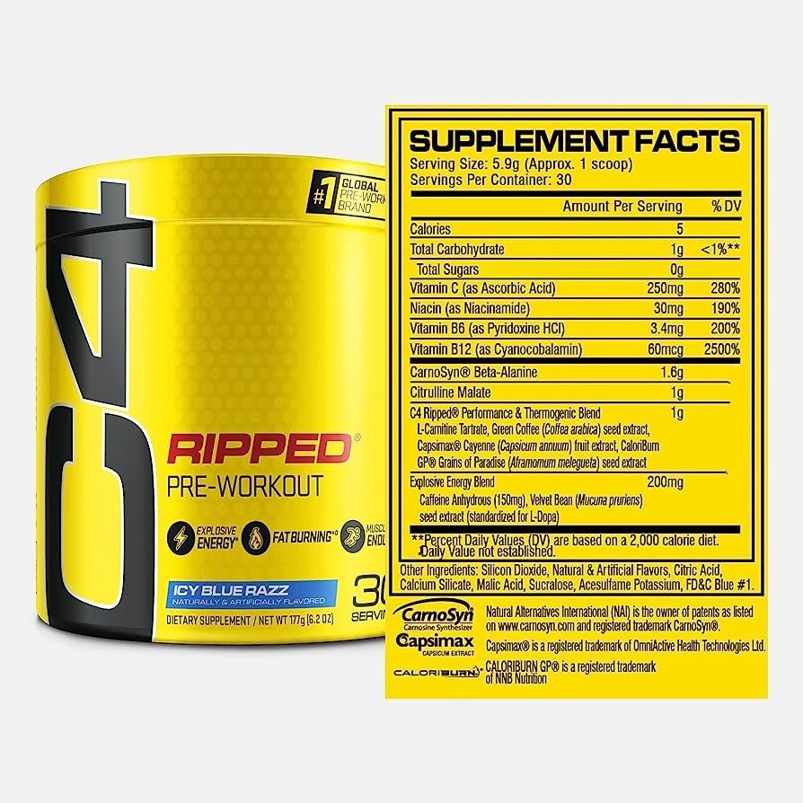 C4 Ripped® Pre Workout Powder