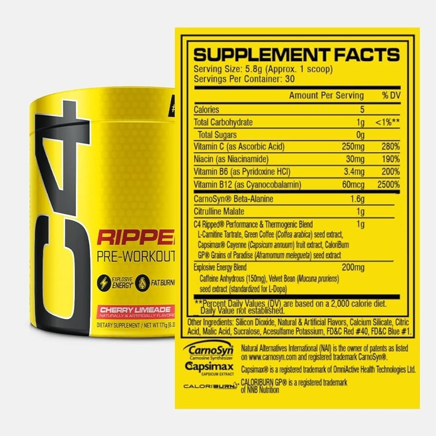 C4 Ripped® Pre Workout Powder