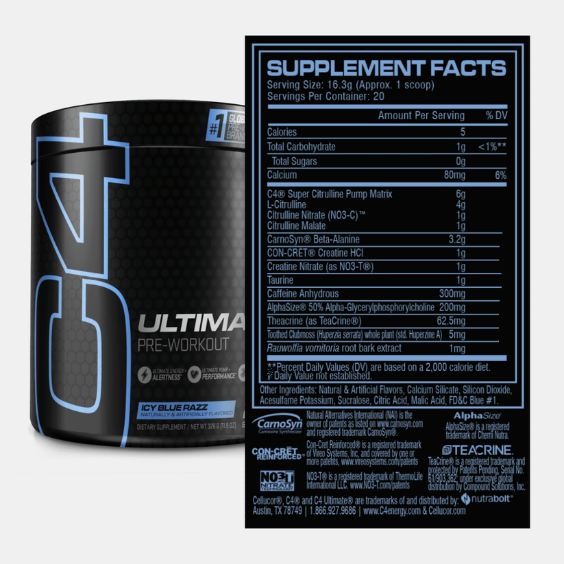 C4 Ultimate Preworkout Powder