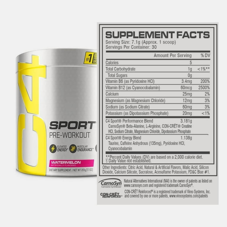 C4 Sport® Pre Workout Powder