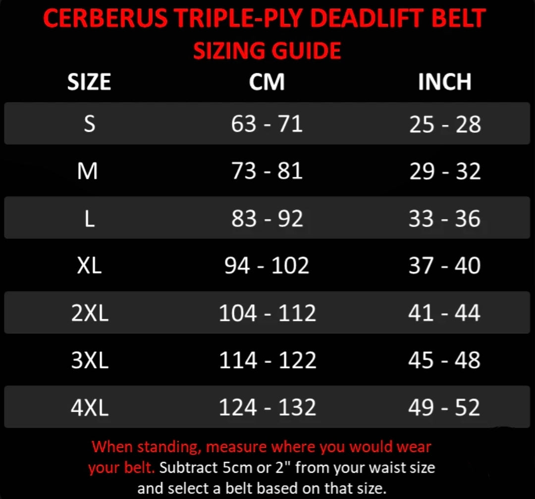 Triple-Ply Deadlift Belt V2