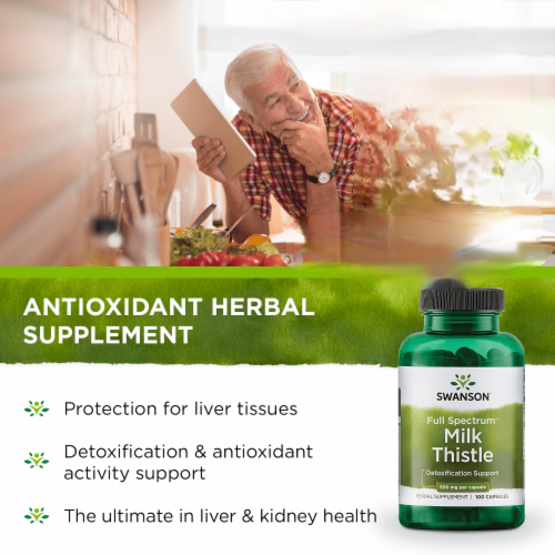 Swanson Milk Thistle, 500 mg