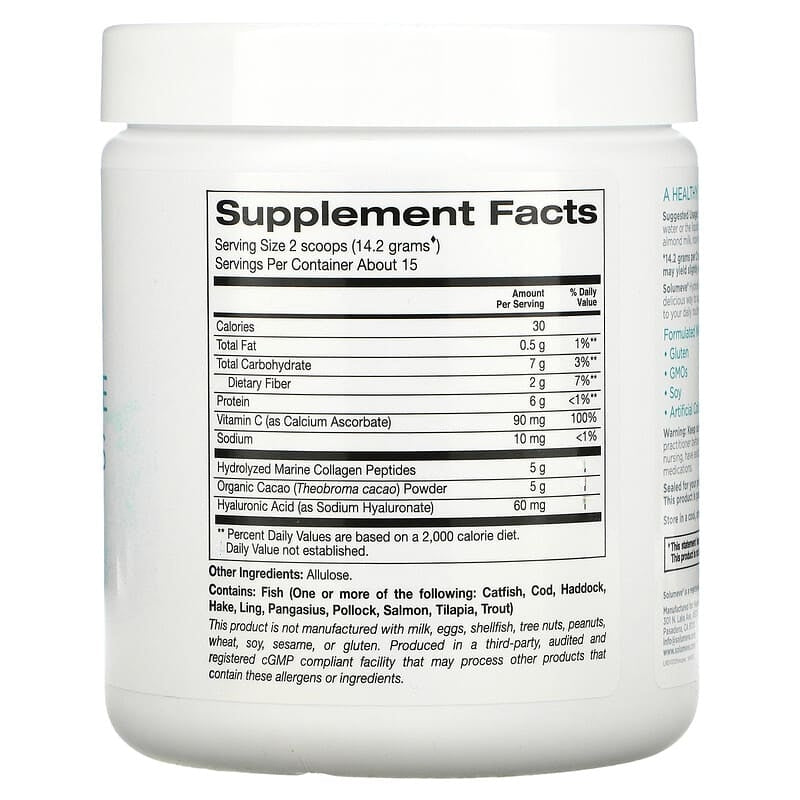 Hydrolyzed Marine Collagen Peptides with Cocoa