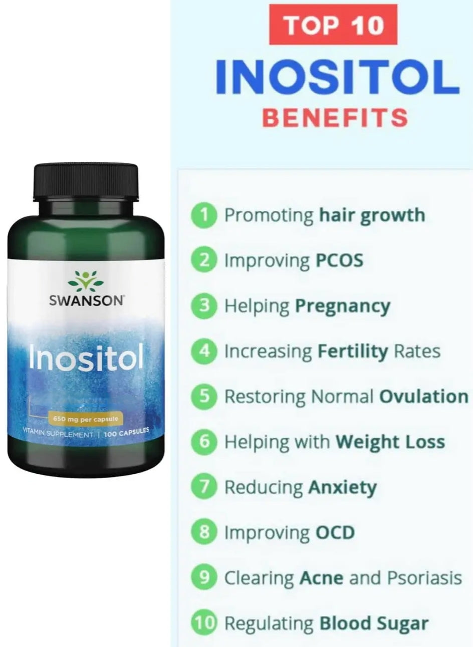 Swanson Inositol, 650 mg