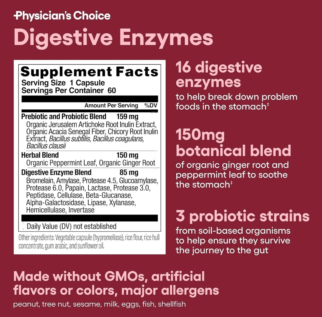 Physicians Choice Digestive Enzymes