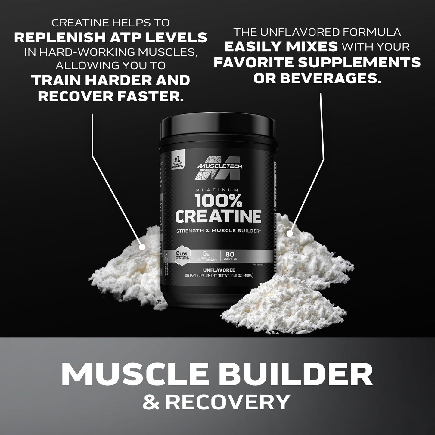 Muscle tech Essential Series, Platinum 100% Creatine