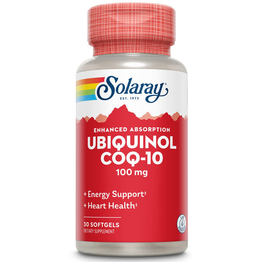 Solaray, Ubiquinol CoQ10, Enhanced Absorption, 100 mg