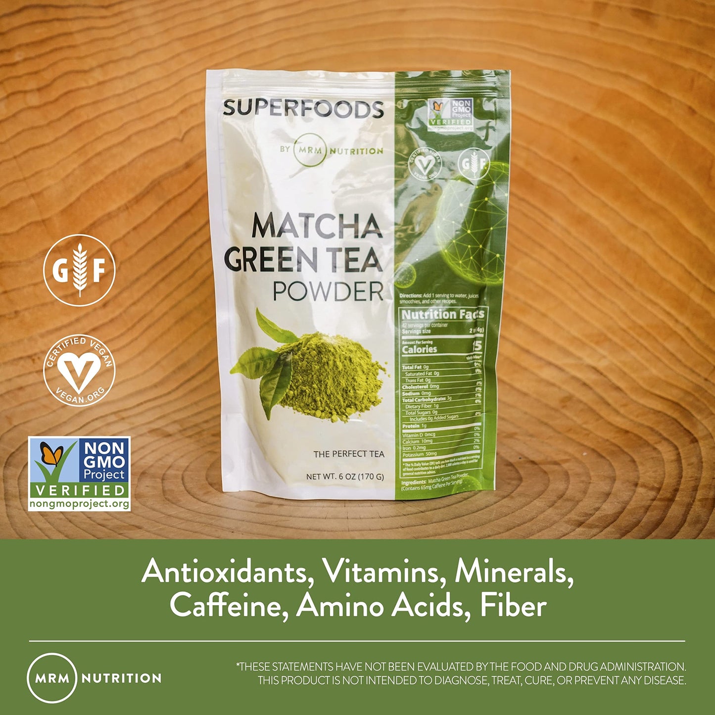 MRM Nutrition, Matcha Green Tea Powder, 6 oz (170 g)