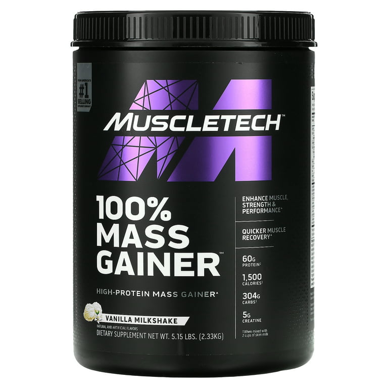 MuscleTech 100% Mass Gainer - 5.15lbs