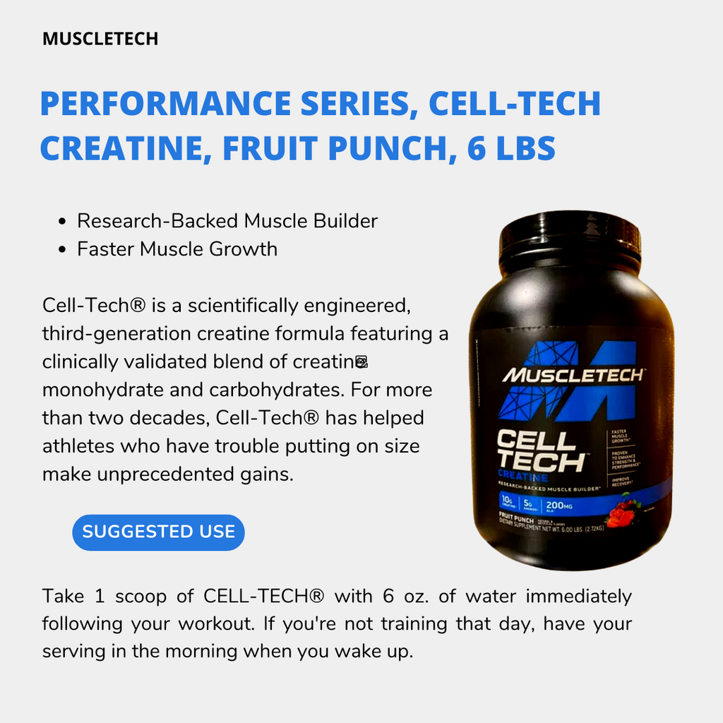 Muscletech Performance Series, CELL-TECH Creatine