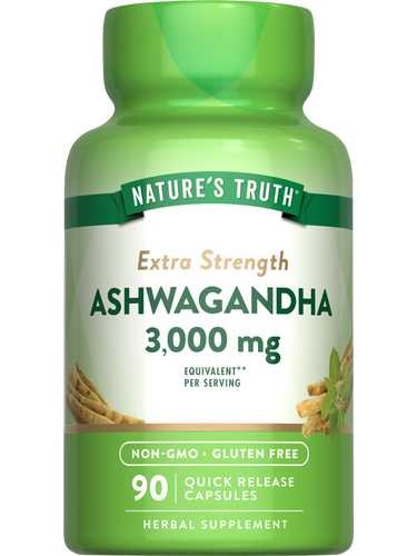 Nature's Truth Ashwagandha 3000mg Extra Strength Capsules