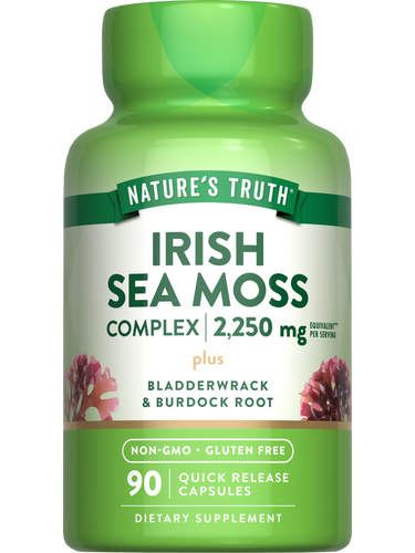 Irish Sea Moss Complex with Bladderwrack & Burdock Root, 2,250 mg