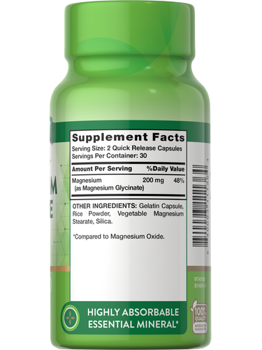 Nature's Truth Magnesium Glycinate (chelated)200mg