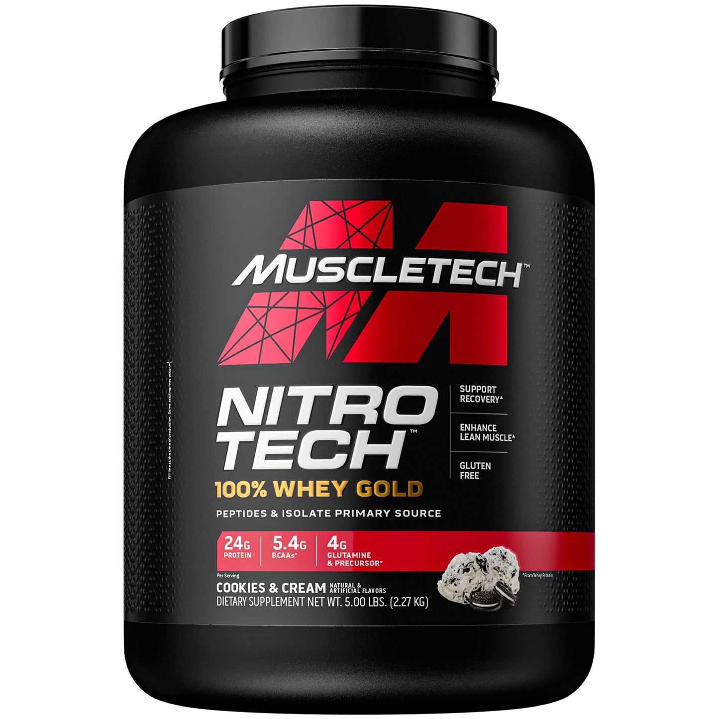 Muscletech Nitro Tech, 100% Whey Gold