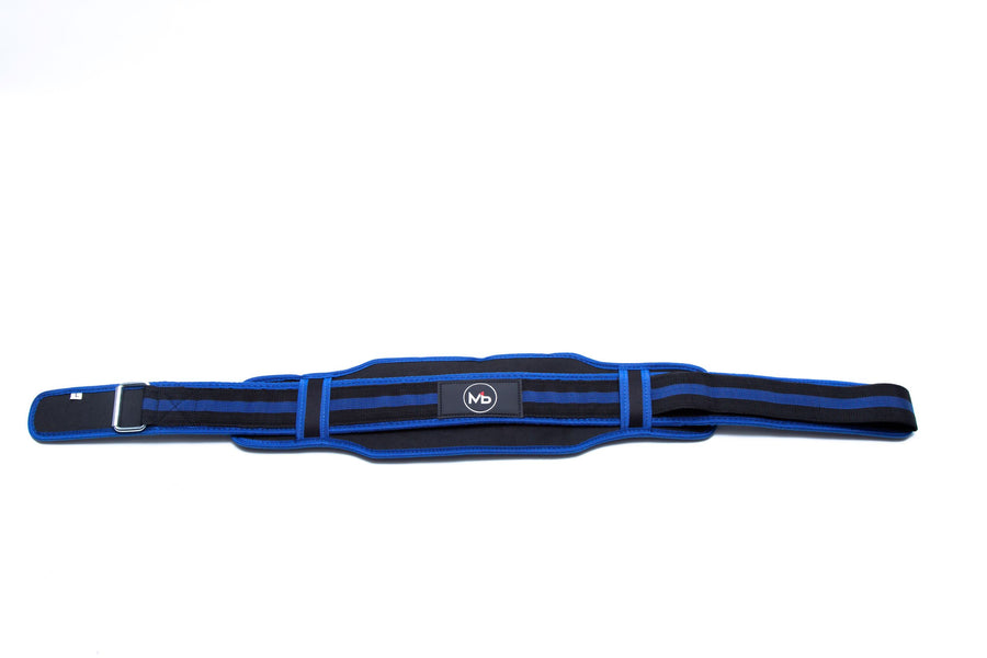 MAXbarbell Essentials - Nylon Lifting Belt - Blue