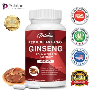 Pslalae Red Korean Panax Ginseng Capsules 4800mg