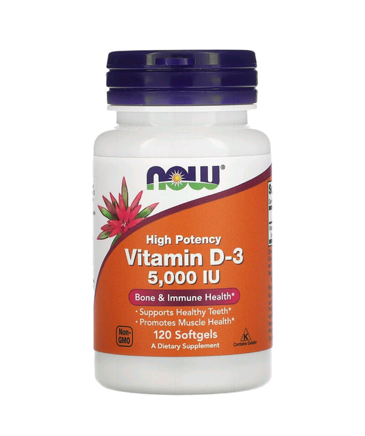 Vitamin D-3, High Potency Softgels