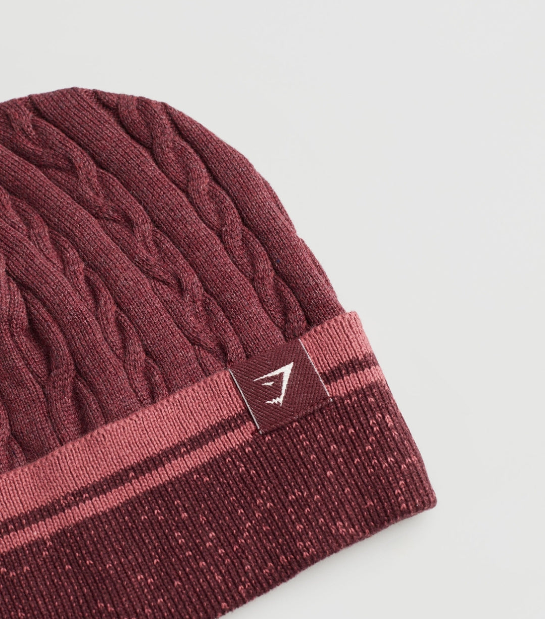 Gymshark cable beanie