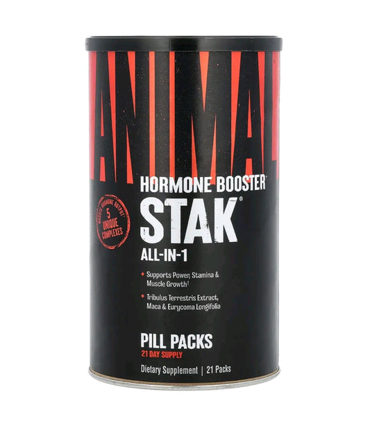 Animal Stak, Hormone Booster, All-In-1 Pill Packs, 21 Packs