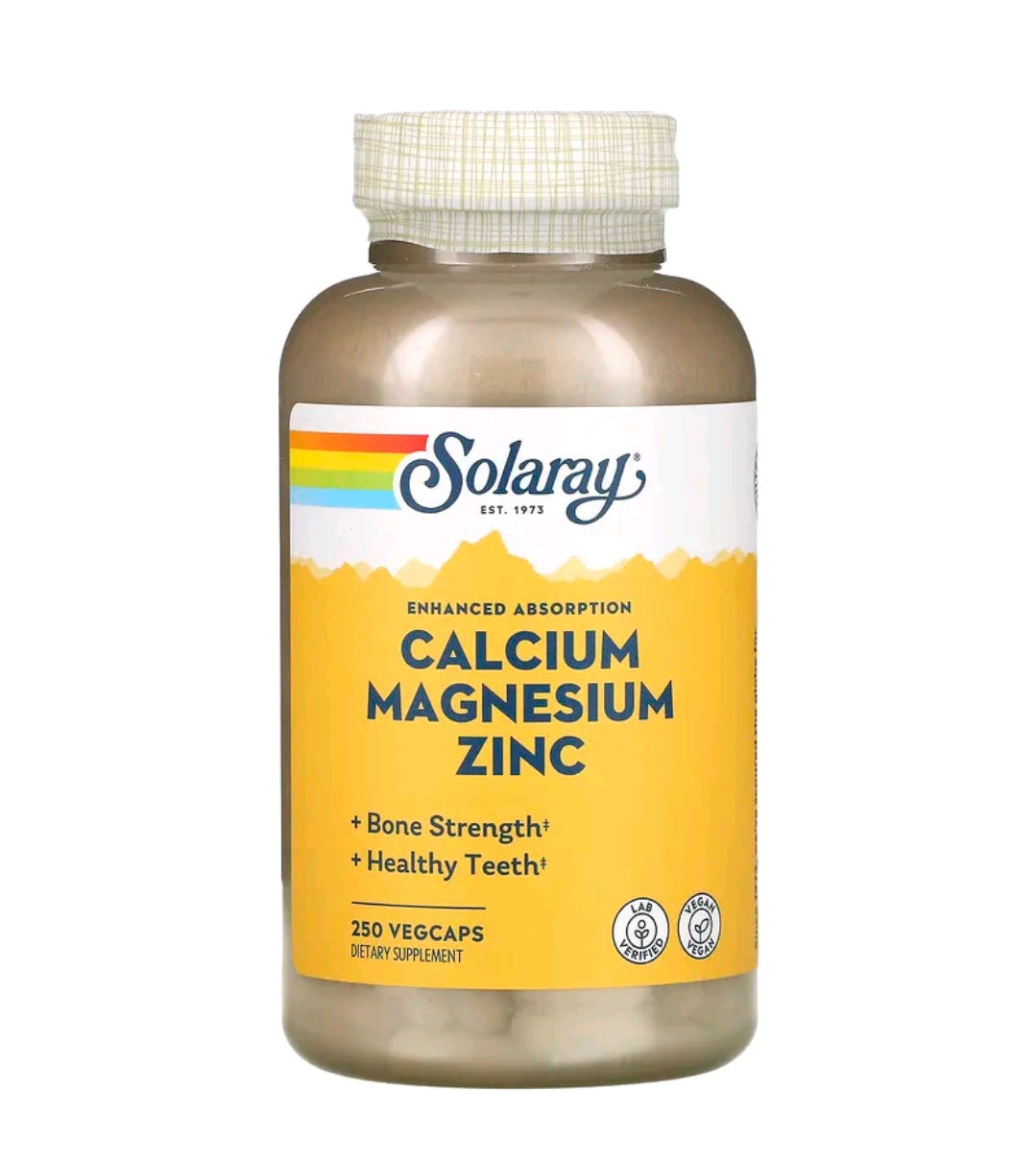 Solaray Calcium Magnesium Zinc