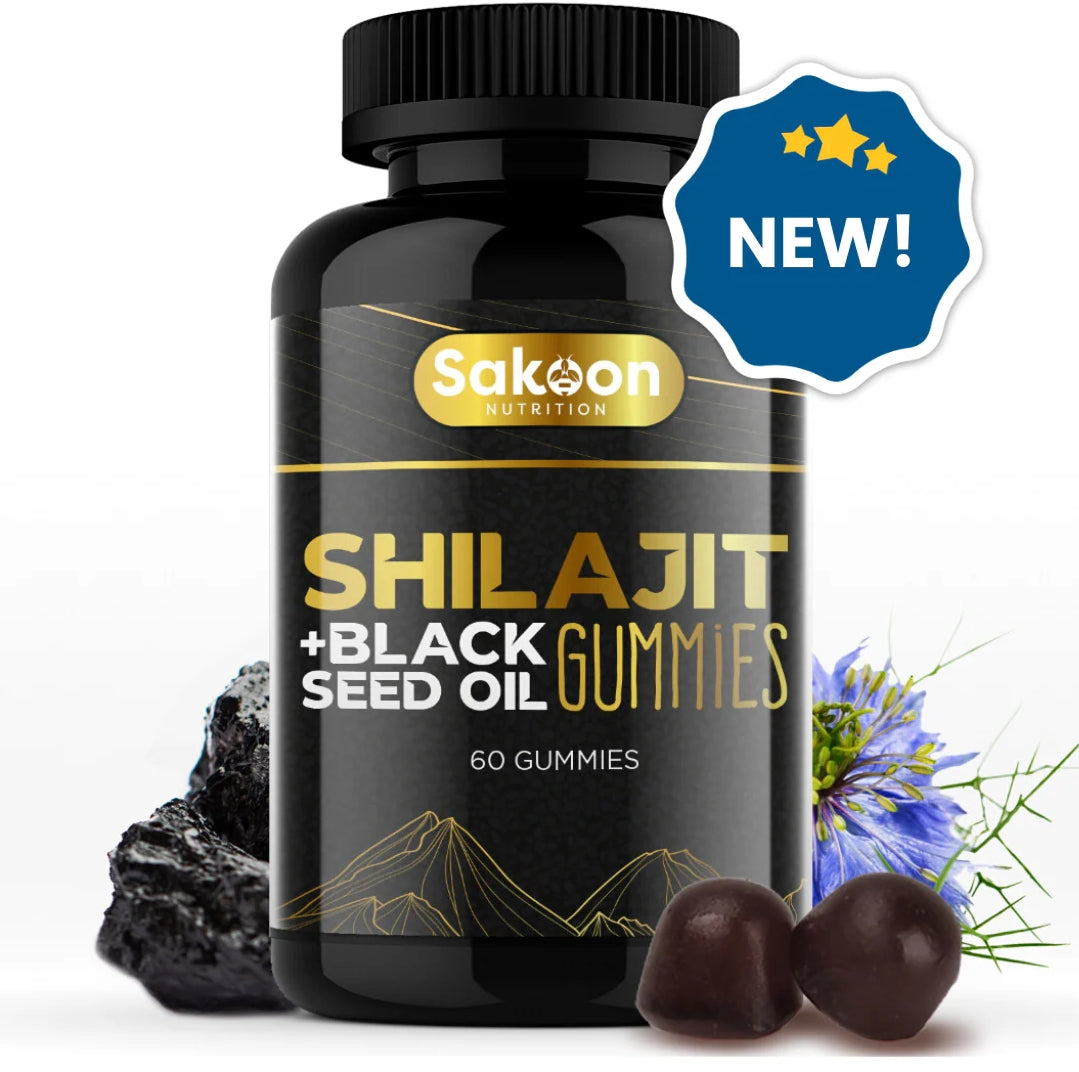 SAKOON PURE SHILAJIT & BLACK SEED OIL GUMMIES