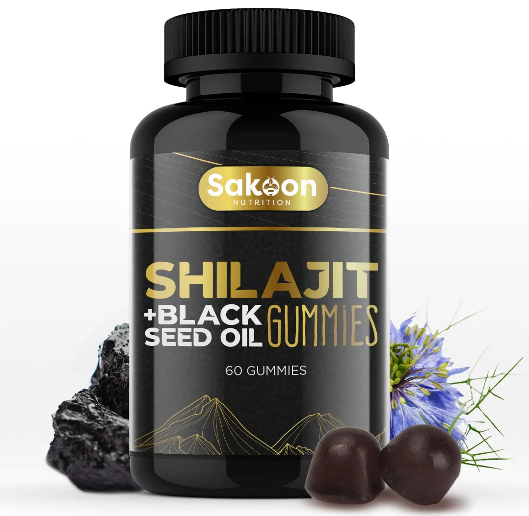 SAKOON PURE SHILAJIT & BLACK SEED OIL GUMMIES