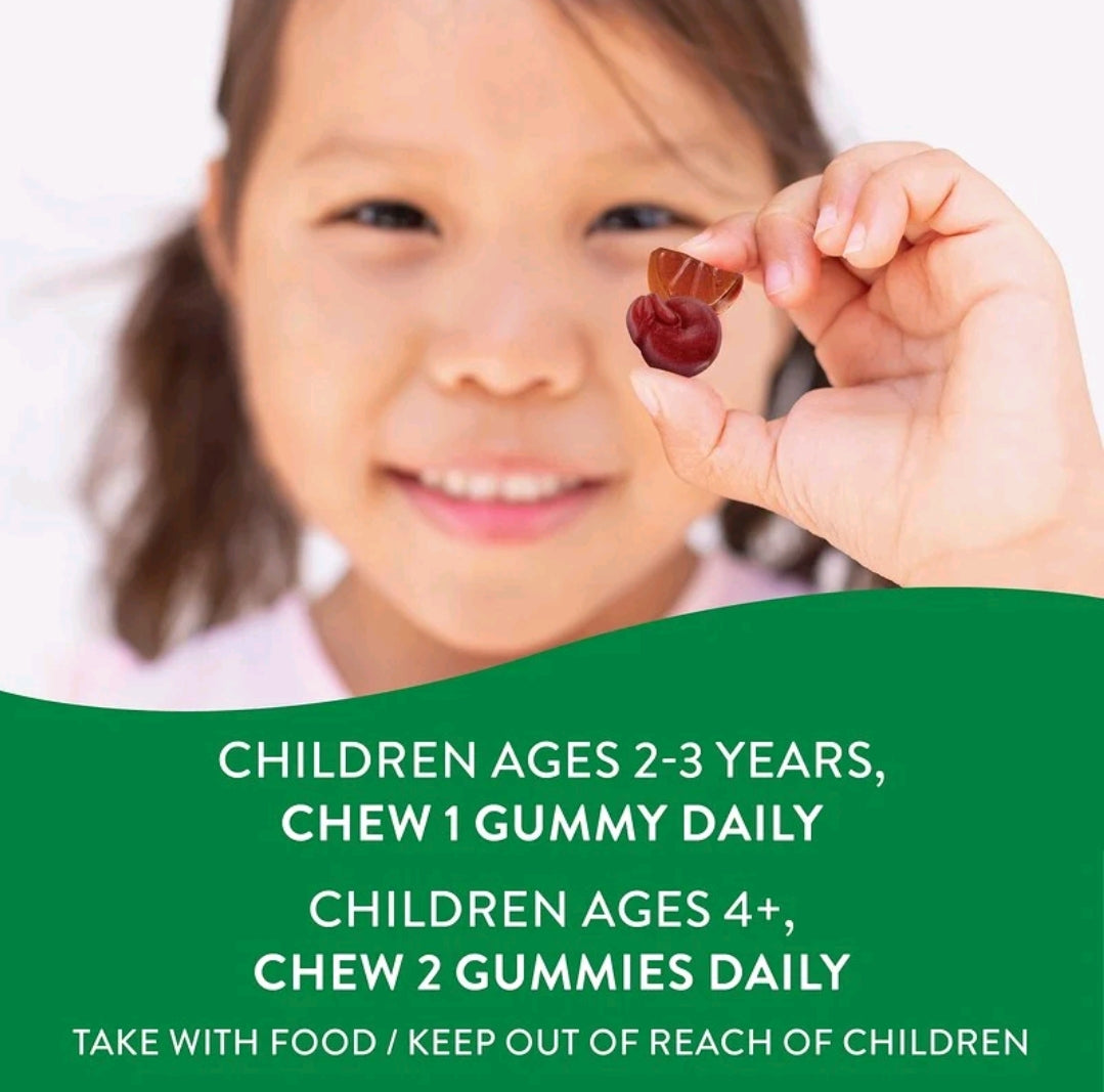 Alive! Kids, Complete Multivitamin, Cherry, Orange & Grape Gummies