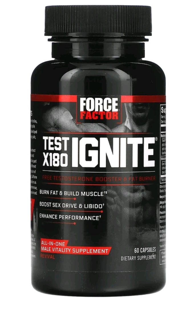 Test X180 Ignite,Testosterone Booster & Fat Burner