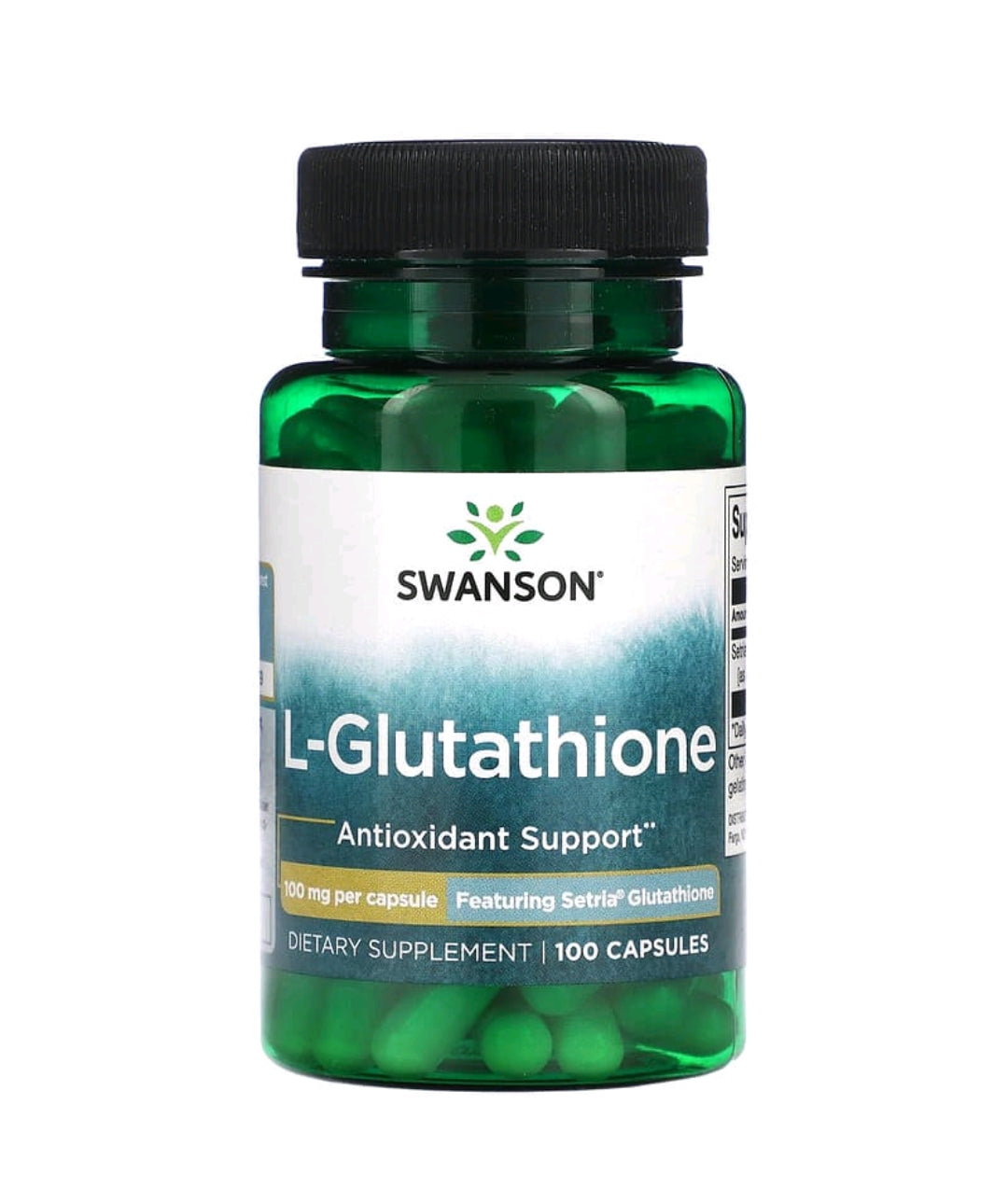 Swanson L-Glutathione, 100 mg Capsules